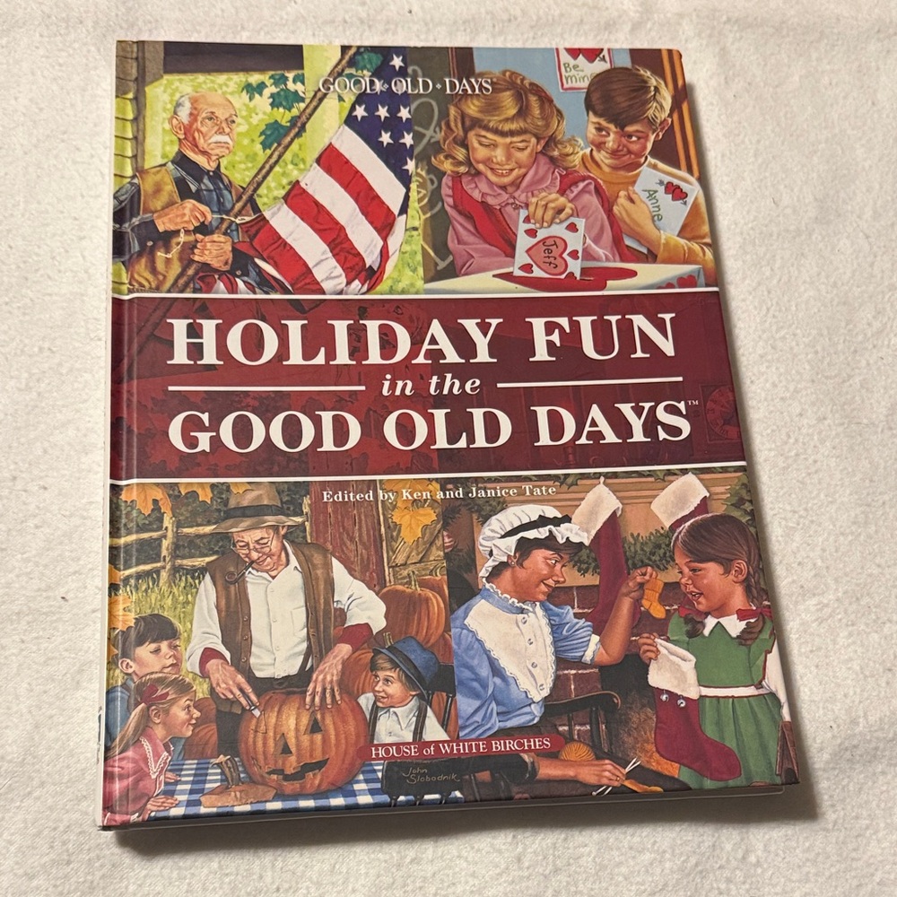 Holiday Fun in the – Illustrated Holiday Activity Book (Red/Burgundy)